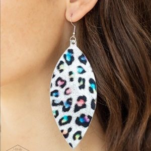 Paparazzi Once a Cheetah, Always a Cheetah Multi Earring